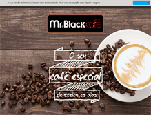Tablet Screenshot of mrblackcafe.com.br